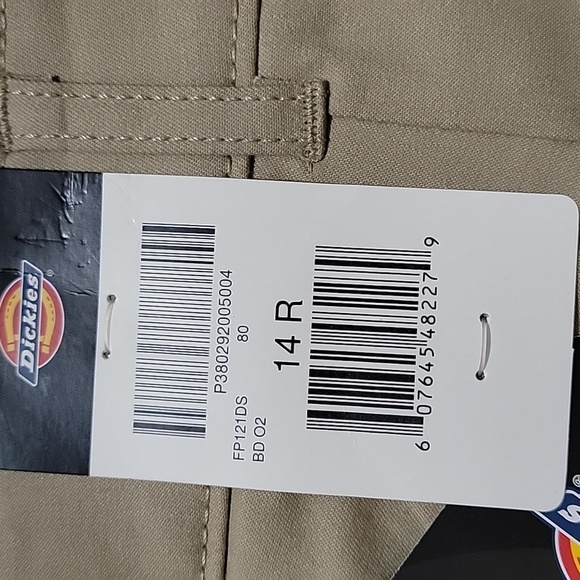 Women's Dickies Boot Cut Slim Fit Twill Pants, Khaki, Size 14R, NWT - Picture 9 of 12